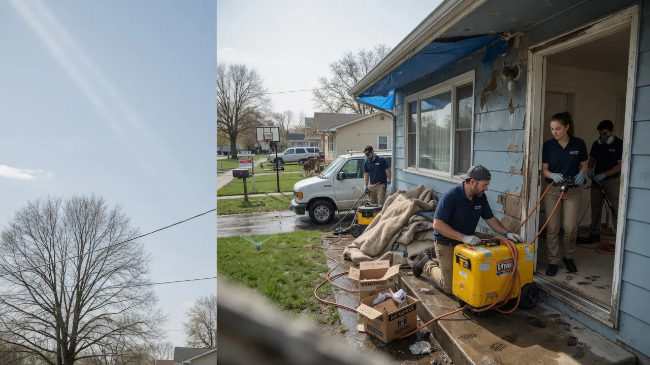 Basement Flood Cleanup in Ozark, IL near me